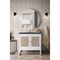 James Martin Vanities Athens 36in Single Vanity, Glossy White w/ 3 CM Charcoal Soapstone Quartz Top E645-V36-GW-3CSP - alternate 5